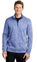 Sport-Tek® PosiCharge® Electric Heather Fleece 1/4-Zip Pullover